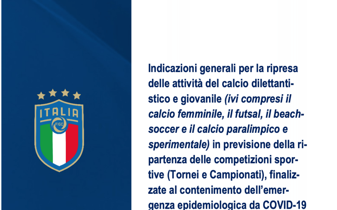 S.C. REZZATO CALCIO INFORMA SUL PROTOCOLLO PER RIPARTIRE