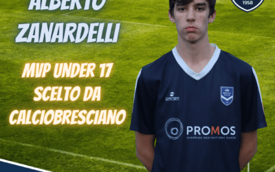 Alberto Zanardelli scelto MVP Under 17 da CalcioBresciano.it